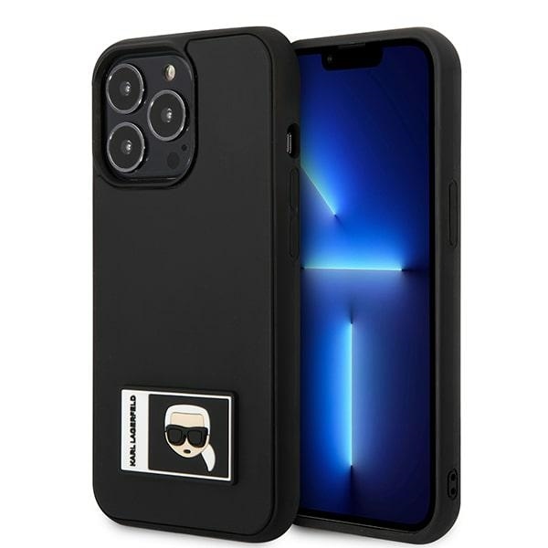 karl lagerfeld ovitek iphone 13 pro black ikonik patch 1
