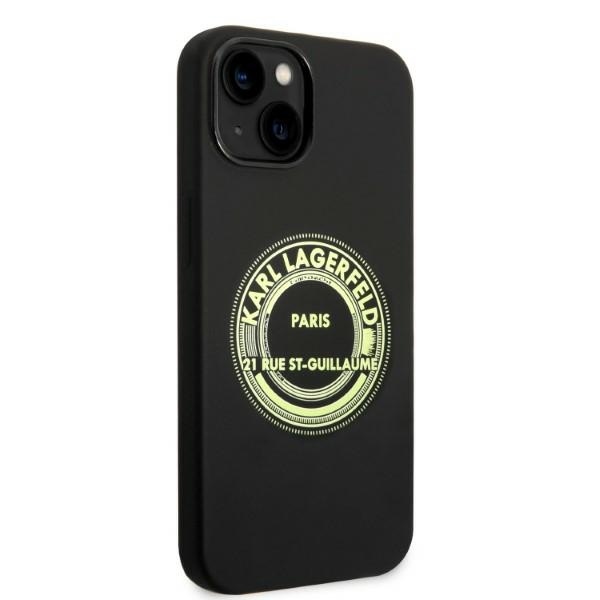 Ovitek Karl Lagerfeld za Apple iPhone 14 - Black RSG 3 karl lagerfeld ovitek iphone 14 black rsg 3