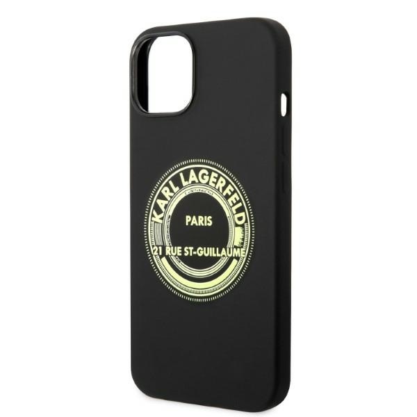 Ovitek Karl Lagerfeld za Apple iPhone 14 - Black RSG 5 karl lagerfeld ovitek iphone 14 black rsg 5