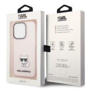 karl lagerfeld ovitek iphone 14 pro choupette body pink 8