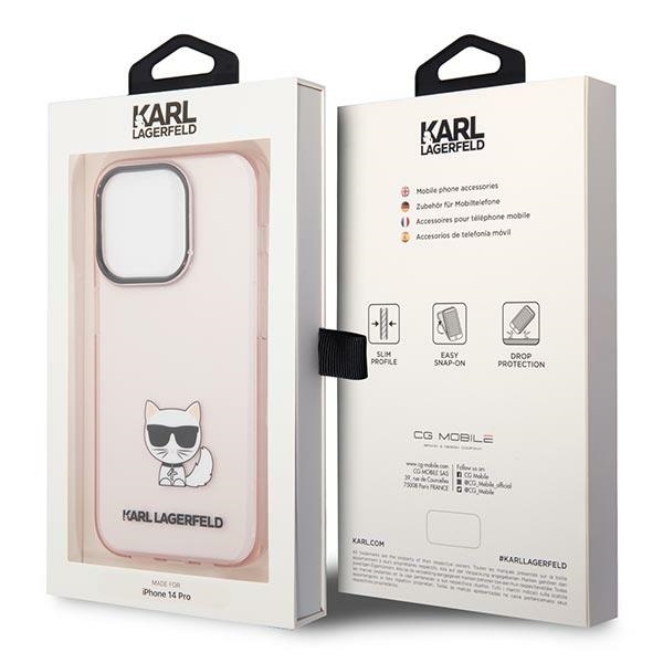 karl lagerfeld ovitek iphone 14 pro choupette body pink 8