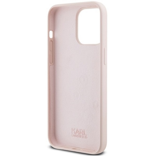 ovitek karl lagerfeld apple iphone 15 pro pink karl script 6