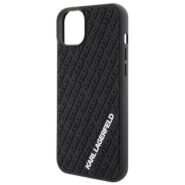 Ovitek Karl Lagerfeld za iPhone 15 Pro - Black 3D Rubber Multi Logo 12 ovitek karl lagerfeld apple iphone 15 pro rubber multi logo 4 1