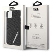 Ovitek Karl Lagerfeld za iPhone 15 Pro - Black 3D Rubber Multi Logo 14 ovitek karl lagerfeld apple iphone 15 pro rubber multi logo 6 3