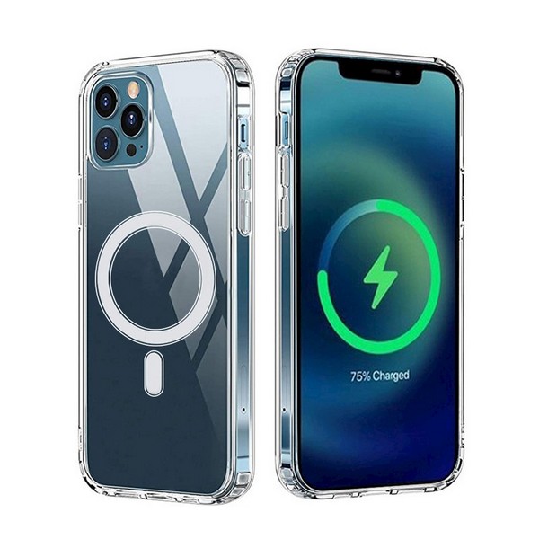 Ovitek za iPhone 16 MagSafe Anti Shock - prozoren 1 ovitek apple iphone 16 prozoren mag anti shock 1