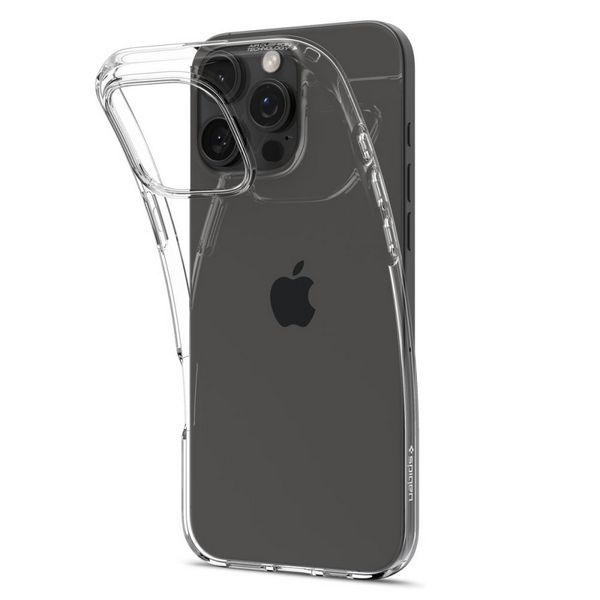 Spigen ovitek za iPhone 16 Pro Max - Liquid Crystal 4 Namestitev Spigen ovitka na iPhone 16 Pro Max