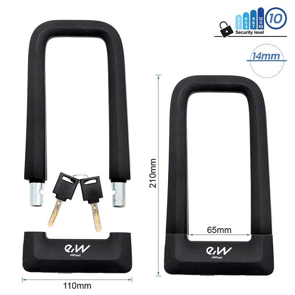 Jeklena ključavnica U-Lock EWLK023