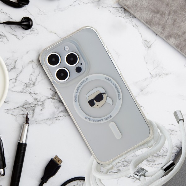 Ovitek Karl Lagerfeld za iPhone 16 PRO MAX - KLHMP16XCKHNT