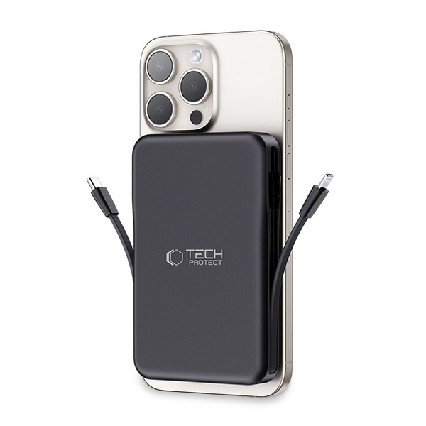 Power Bank Tech-Protect PB31 LifeMag 10.000 mAh z MagSafe, PD 3.0 2 Power Bank Tech-Protect PB31 LifeMag 10.000 mAh z MagSafe PD 3.0