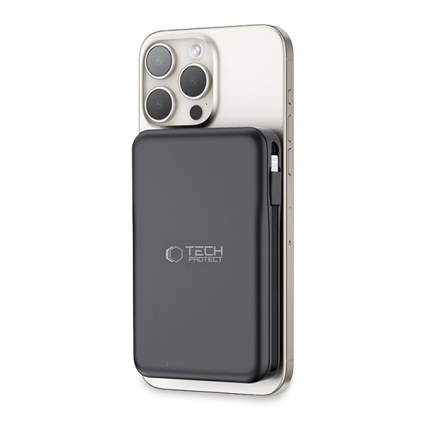 Power Bank Tech-Protect PB31 LifeMag 10.000 mAh z MagSafe, PD 3.0 3 Power Bank Tech-Protect PB31 LifeMag 10.000 mAh z MagSafe PD 3.0
