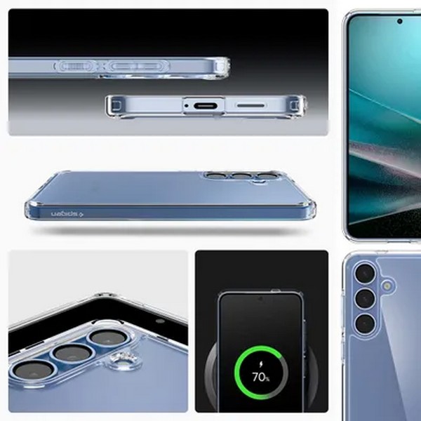 Ovitek Spigen Ultra Hybrid za Samsung S25+. Vrhunska zaščita z brezčasno estetiko.