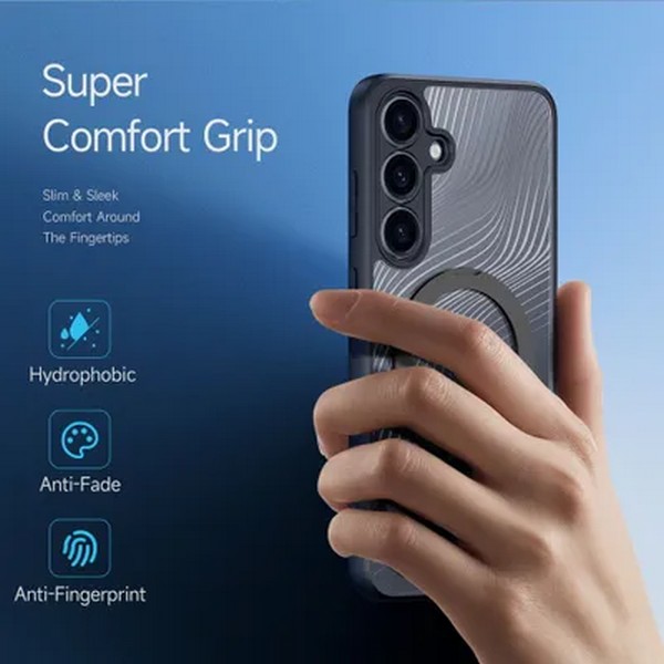 Ovitek za Samsung S25+ Dux Ducis Aimo MagSafe je kakovosten in eleganten ovitek, kompatibilen z MagSafe tehnologijo