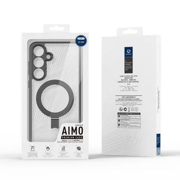 Ovitek za Samsung S25+ Dux Ducis Aimo MagSafe je kakovosten in eleganten ovitek, kompatibilen z MagSafe tehnologijo