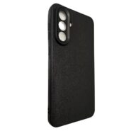 Črn ovitek za Galaxy A36 – zaščita kamere z robom​ ovitka