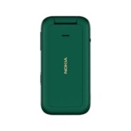 Zadnja stran Nokie 2660 Flip z elegantno zeleno barvo in kamero
