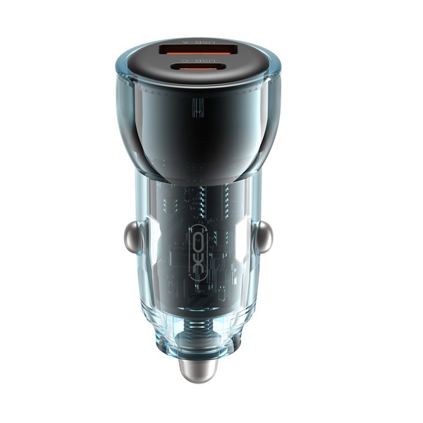 Avto polnilec Adapter XO CC60 60W, Usb-A in Usb-C
