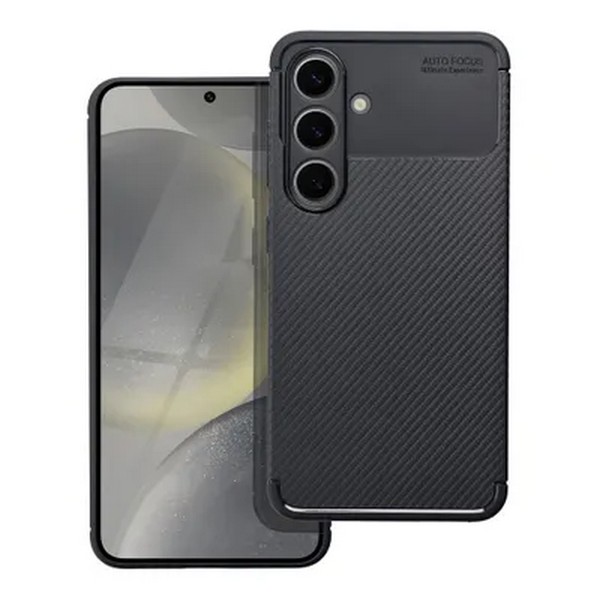 Črn ovitek Carbon Premium za Samsung Galaxy A36 2 Ovitek za Samsung A36 – ojačani vogali in protizdrsni robovi