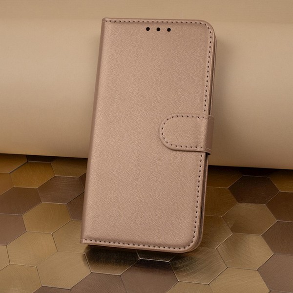 Preklopna torbica za Samsung A26 5G – zlata 6 Magnetno zapiranje torbice Smart Classic za Samsung A26 5G
