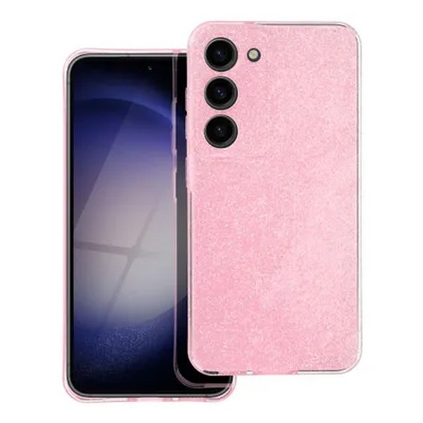 Roza ovitek z bleščicami za Samsung Galaxy A36 – pogled s hrbtne strani​