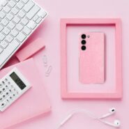 Silikonski ovitek z bleščicami na Samsung A36 – v okolju