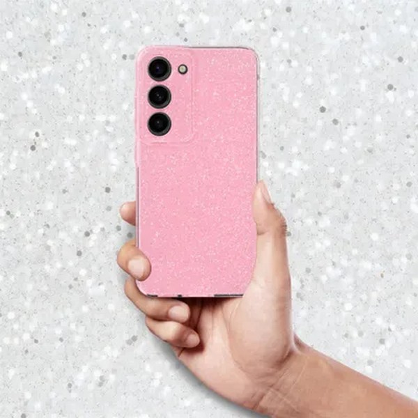 Bleščeč ovitek za Galaxy A36 – detajl roza bleščic​