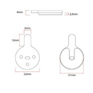 Zavorne ploščice za električni skiro CT002-R