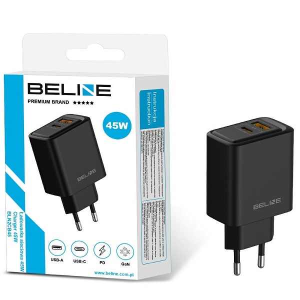 Hišni polnilec Beline 45W GaN BLN2CB45 2 Hišni polnilec Beline 45W GaN BLN2CB45