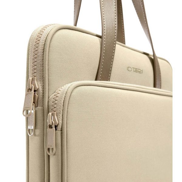 Eleganten dizajn torbe za prenosnik Tech-Protect – pogled od strani