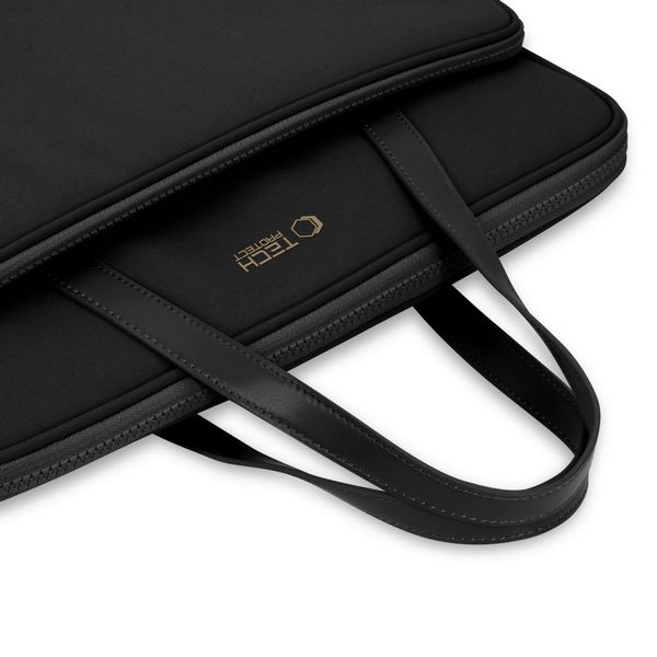 Torba za prenosnik 14" Tech-Protect Carrying 7 Eleganten dizajn torbe za prenosnik Tech-Protect – pogled od strani