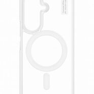 Prozoren Magsafe ovitek za Samsung Galaxy Z Fold 7 z vgrajenim MagSafe obročem.