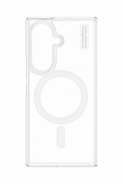 Prozoren Magsafe ovitek za Samsung Galaxy Z Fold 7 z vgrajenim MagSafe obročem.