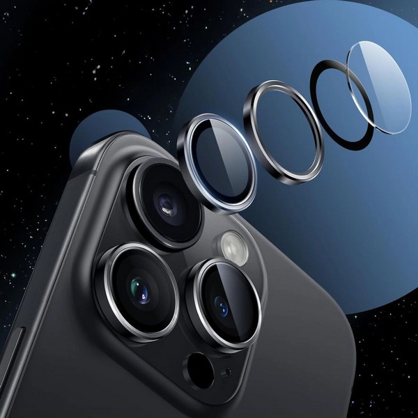 Clear camera cover iPhone 17 Pro Max Tech Protect CamRing Fit