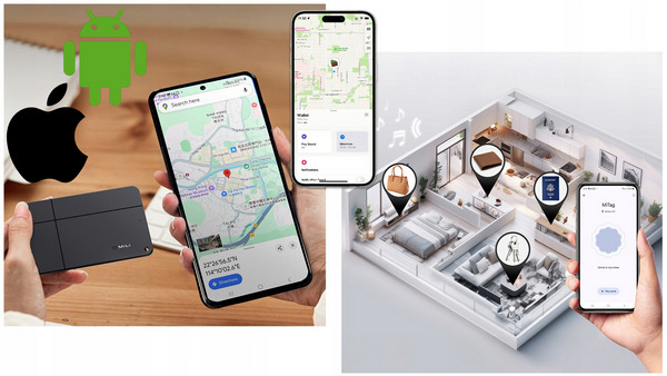 Bluetooth tracking card MiLi MiCard – preprosta povezava v aplikaciji