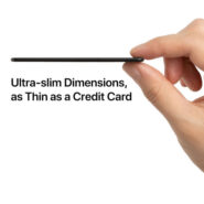 MiLi MiCard ultra tanka Bluetooth sledilna kartica – bele barve za denarnico