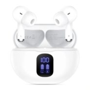 Brezžične slušalke Tech-Protect UltraBoost TWS Pro G2 – bele 7 Tech-Protect UltraBoost TWS Pro G2 v polnilnem etuiju z LED-zaslonom